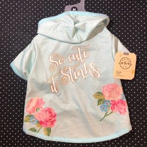 Sparkling ✨ “So cute it stinks” ✨ doggie hoodie!